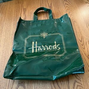 Harrod’s Knightsbridge Heavy Plastic Shopping Bag